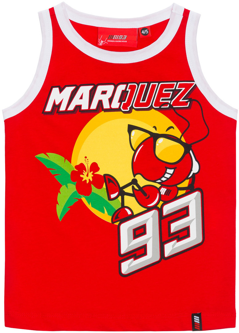 GP-Racing 93 Kinder Tank Top Weiss Rot 12- 14