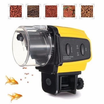Automatic Aquarium Tank  Fish Feeder Timer Feeding Electronic Fish Food Feeder Timer