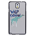 Green Giraffe Pattern AluminumPlastic Hard Back Case Cover for Samsung Galaxy Note3 N9000