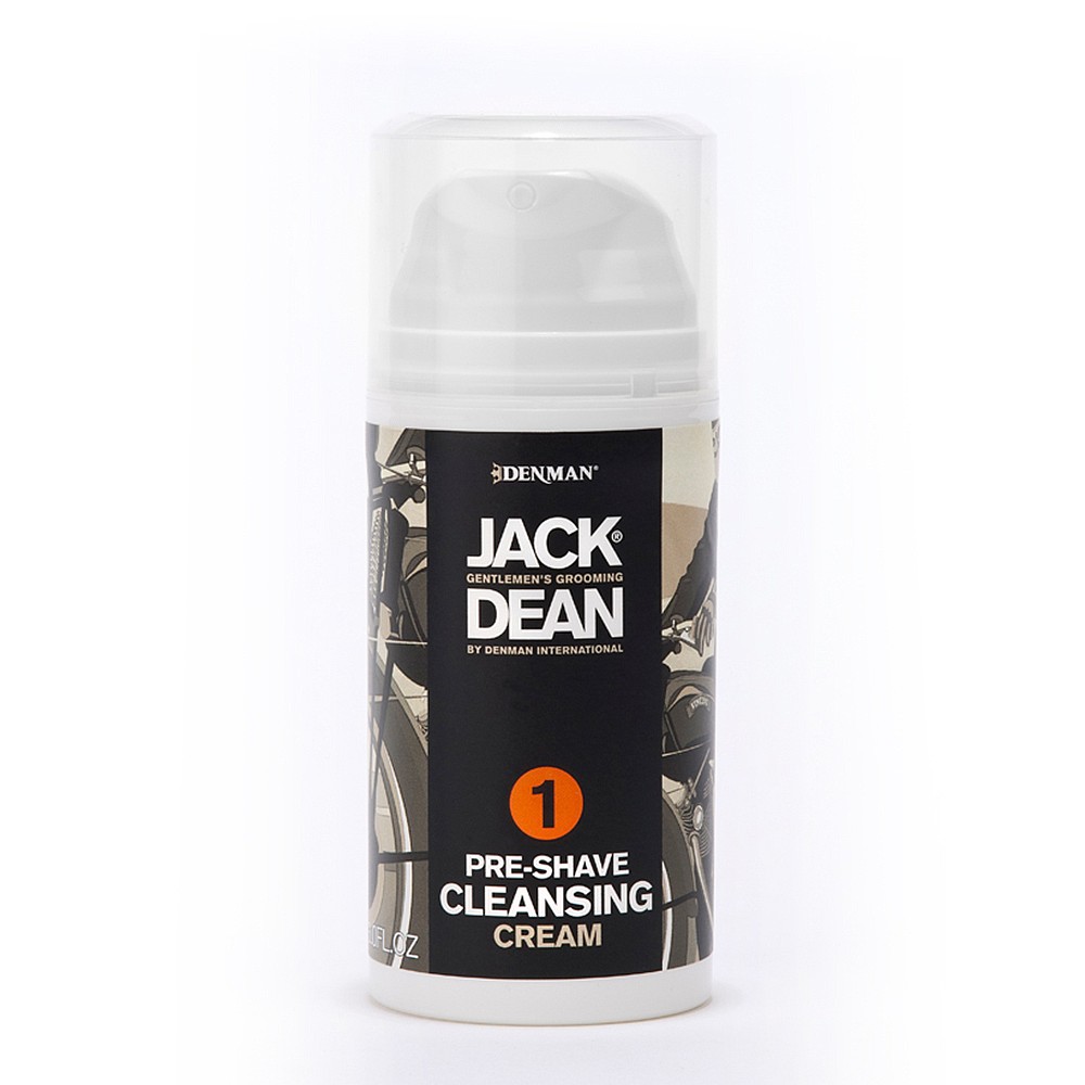 jack dean professional shaving system step one - pre-shaving cleansing cream 90ml
