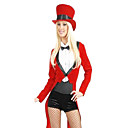 Costume Party Carnaval Sexy Cirque entraîneur Red Polyester Femmes