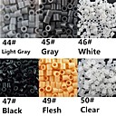 Approx 500PCS/Bag 5MM Fuse Beads Hama Beads DIY Jigsaw EVA Material Safty for Kids(Assorted 6 Color,B44-B50)