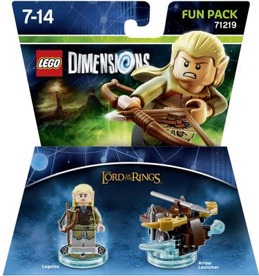 LEGO ® Dimensions Fun Pack Lord of the Rings Legolas Xbox One, Xbox 360, PlayStation 4, PlayStation 3, Nintendo Wii U (4012160932301)