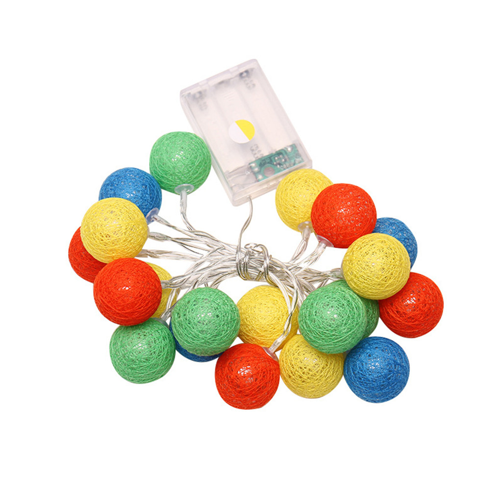 20 Bulbs LED Hollow out Ball Design String Lights