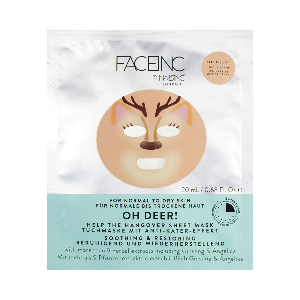 * face/nailsinc oh deer mask25ml 15ml