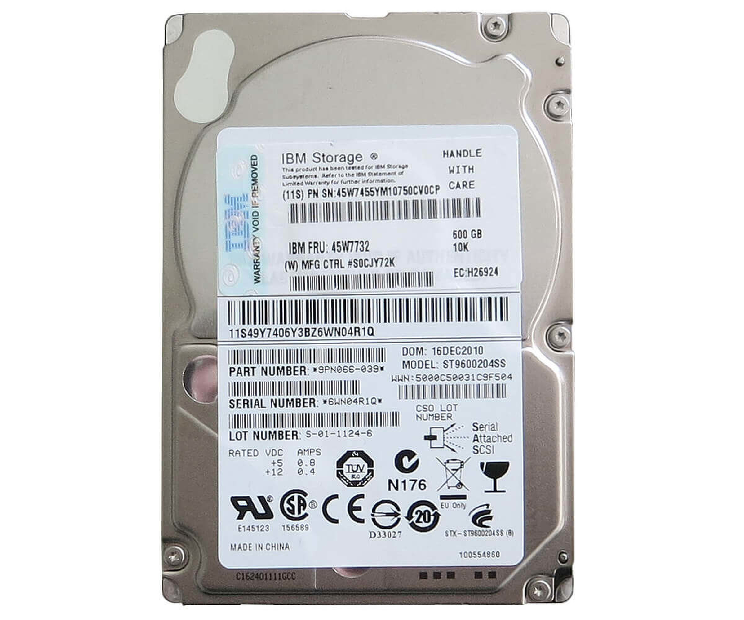 IBM 45W7455 - Festplatte - 600 GB - 10000 rpm - 2.5