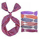 (1 Pc)Sweet Multicolor Fabric Headbands for Women(Random Color)
