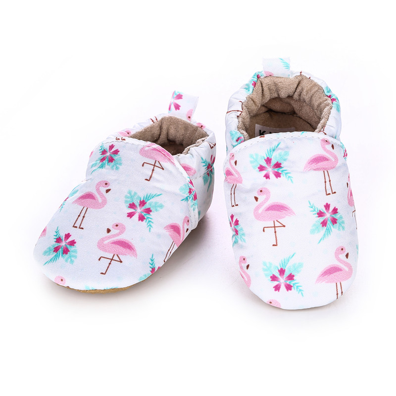 Baby / Toddler Lovely Flamingo Allover Slip-On Infant Shoes