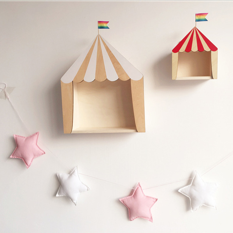 Fresh Colorblock Stars Baby Room Decor