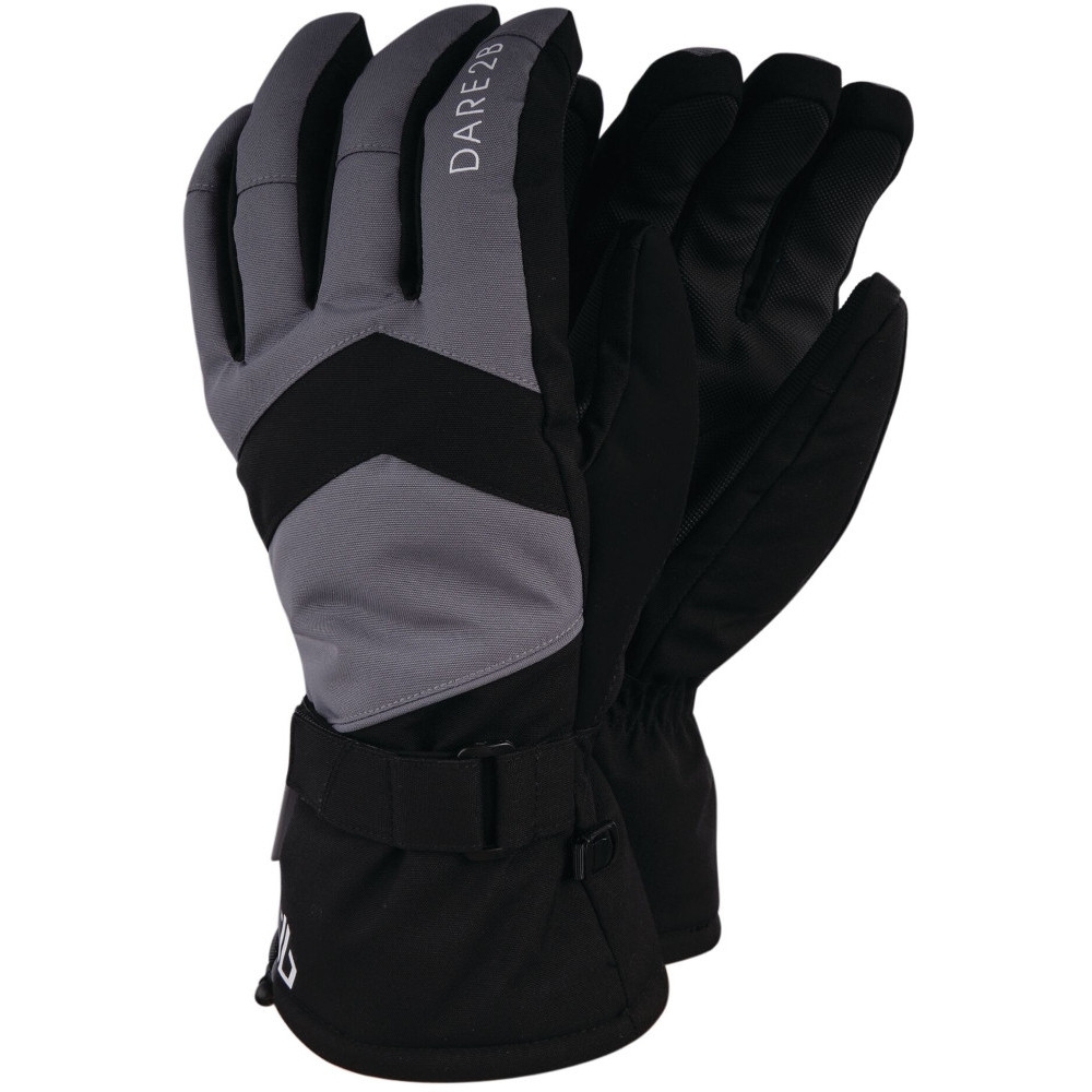 Dare 2b Mens Probity Water Repellent Warm Winter Ski Gloves L-Palm 8.5-9.5' (21.5-24cm)