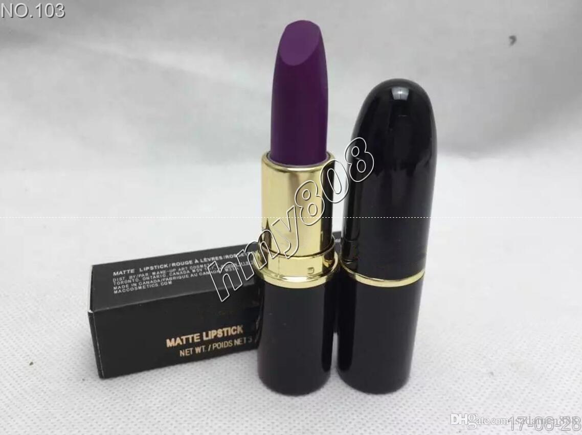 Factory Direct Hot New Makeup 24 Different colors Lipstick Lips Gold Matte Lustre 3g DHL Free Shipping