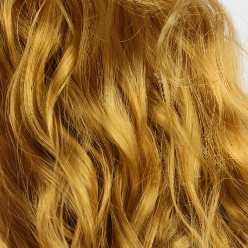 Adults Kids Dark Gold Long Wavy Hair Wig Women Full Head Synthetic Loose Curly Wigs for Halloween Cosplay Costumes