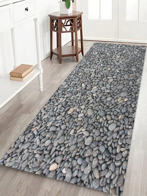 3D Stone Print Pattern Floor Mat