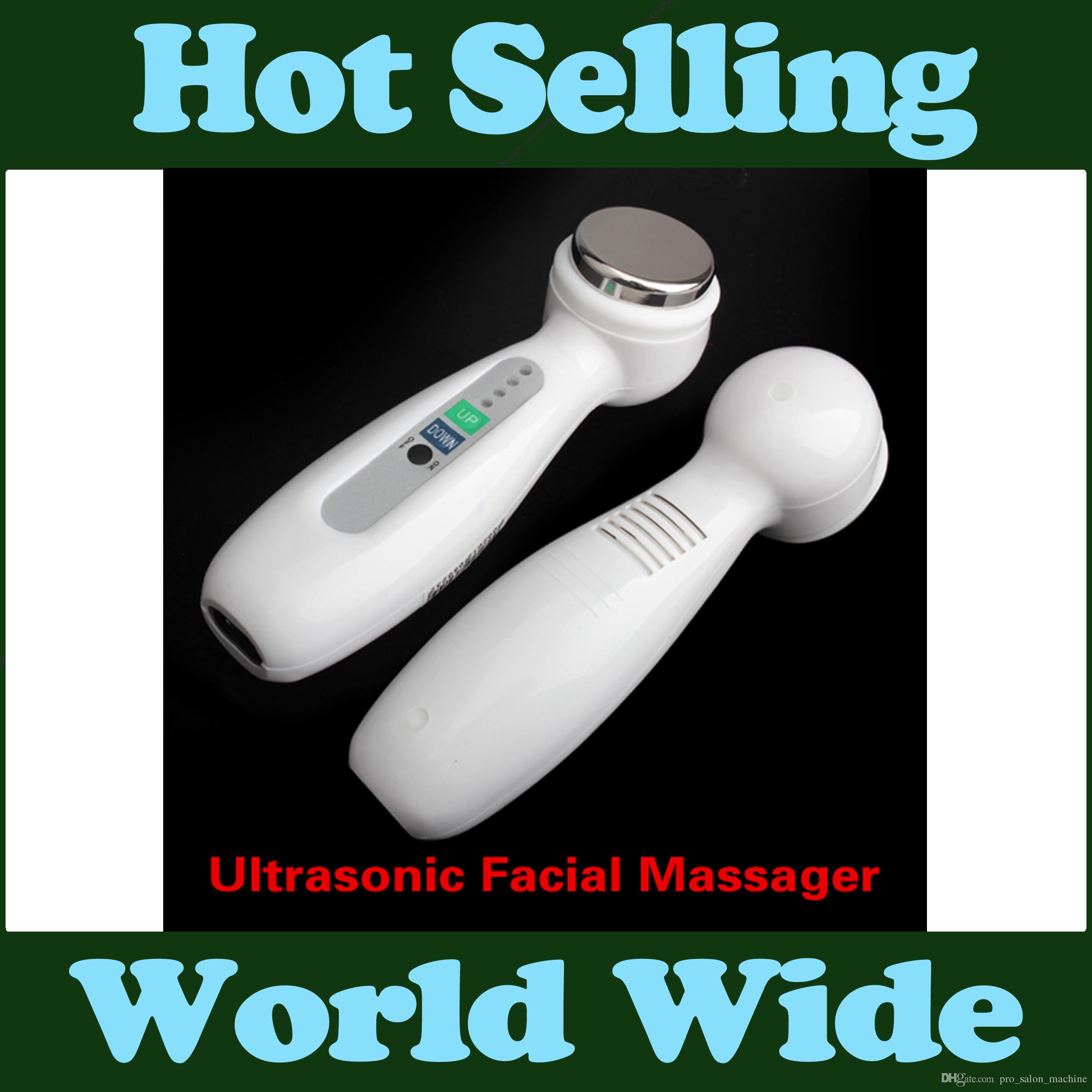Promotion! mini 1MHZ Ultrasonic Facial Massager face cleaner ultrasound body facial skin care anti wrinkle beauty machine
