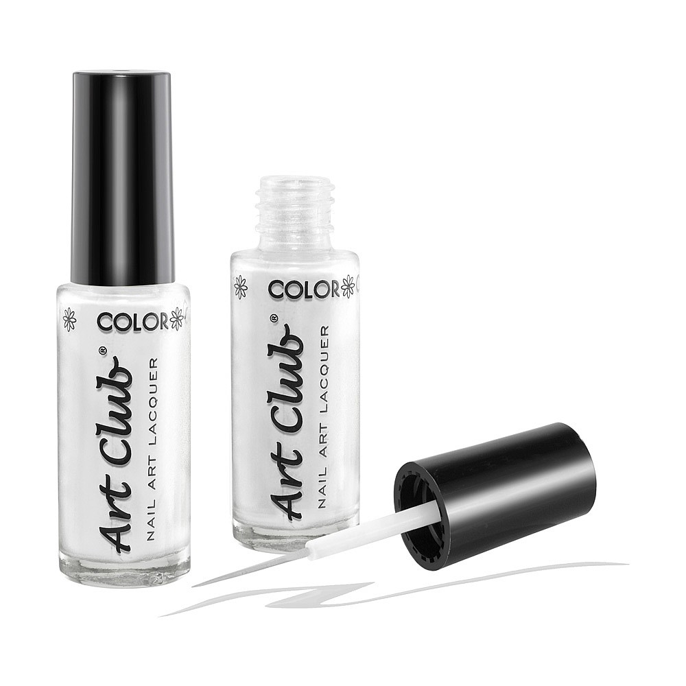 color club nail art striper pen - white 25ml