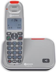 Amplicomms PowerTel 2700 Schnurloses Seniorentelefon LC-Display Grau (ATL1420630)