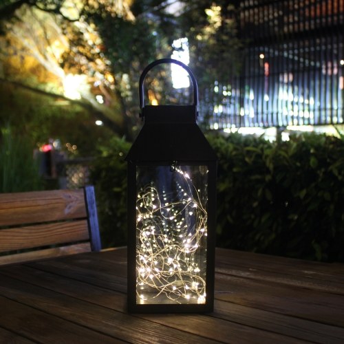Tomshine Copper Wire Solar Power Energy Lantern Fairy String Light Hanging Outdoor Lamp