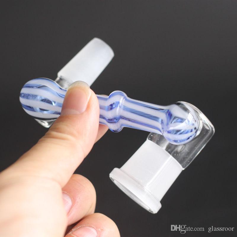 NEW Colorful Z glass adapter drop down glass joint Smoking Accessories 14mm Male Female ash catcher Bowl Oil Rigs Dab Bubbler Z style adapte