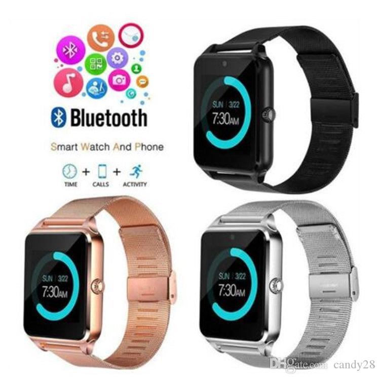 Luxury Bluetooth Smart Watch Z60 SmartWatch phone NFC Support SIM TF Card Wearable Devices SmartWatch For iOS Android VS Q18 Smart watches