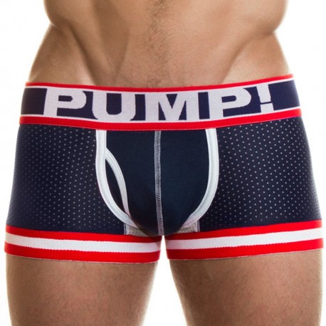 Pump! Big League Boxer - Navy - Red XL