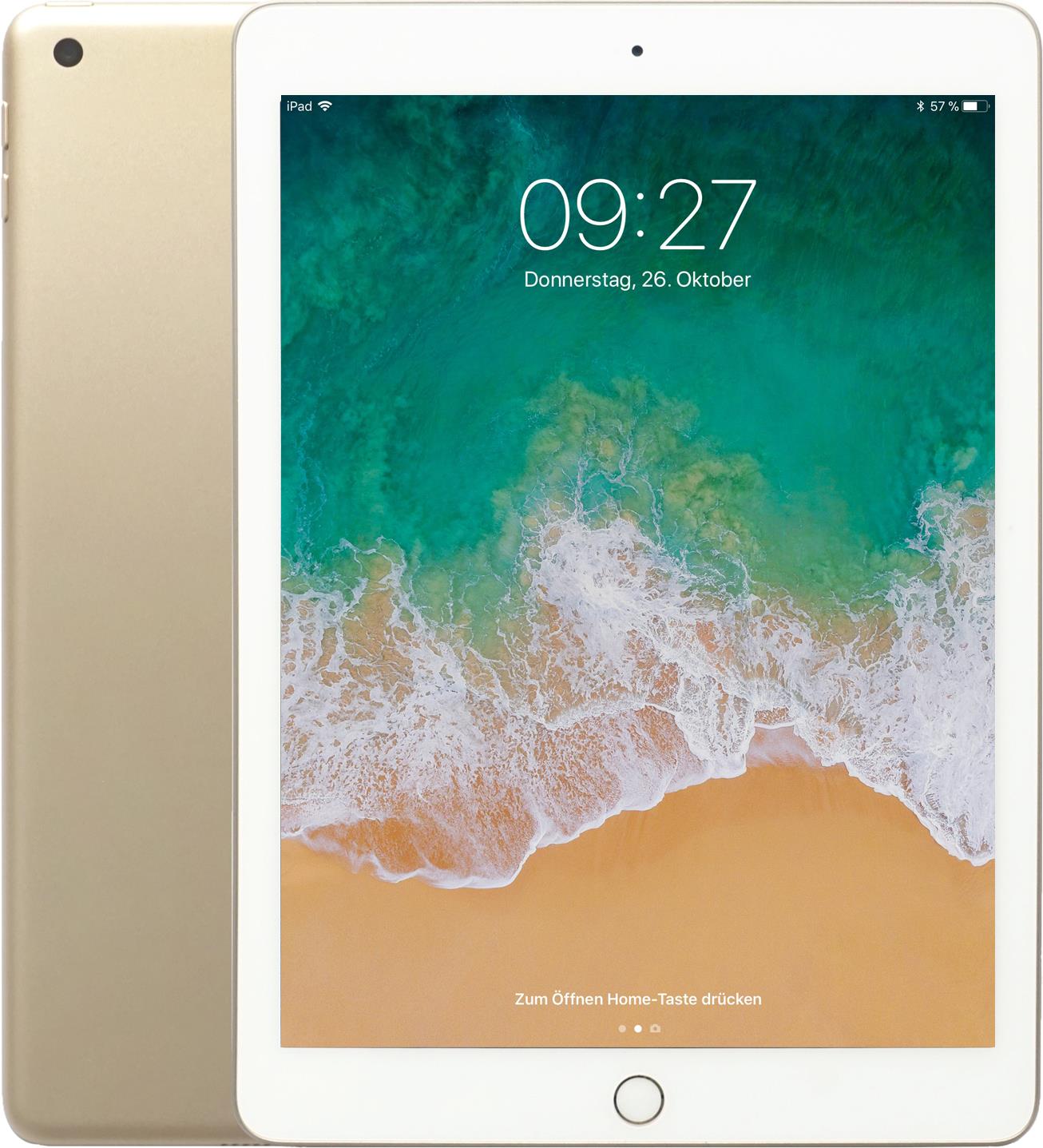 Apple 9.7  iPad Wi-Fi + Cellular - 6. Generation - Tablet - 128GB - 24,6 cm (9.7) IPS (2048 x 1536) - 4G - LTE - Gold (MRM22FD/A)