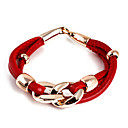 Fashion PU Leather Wrap Bracelet(Random Color)
