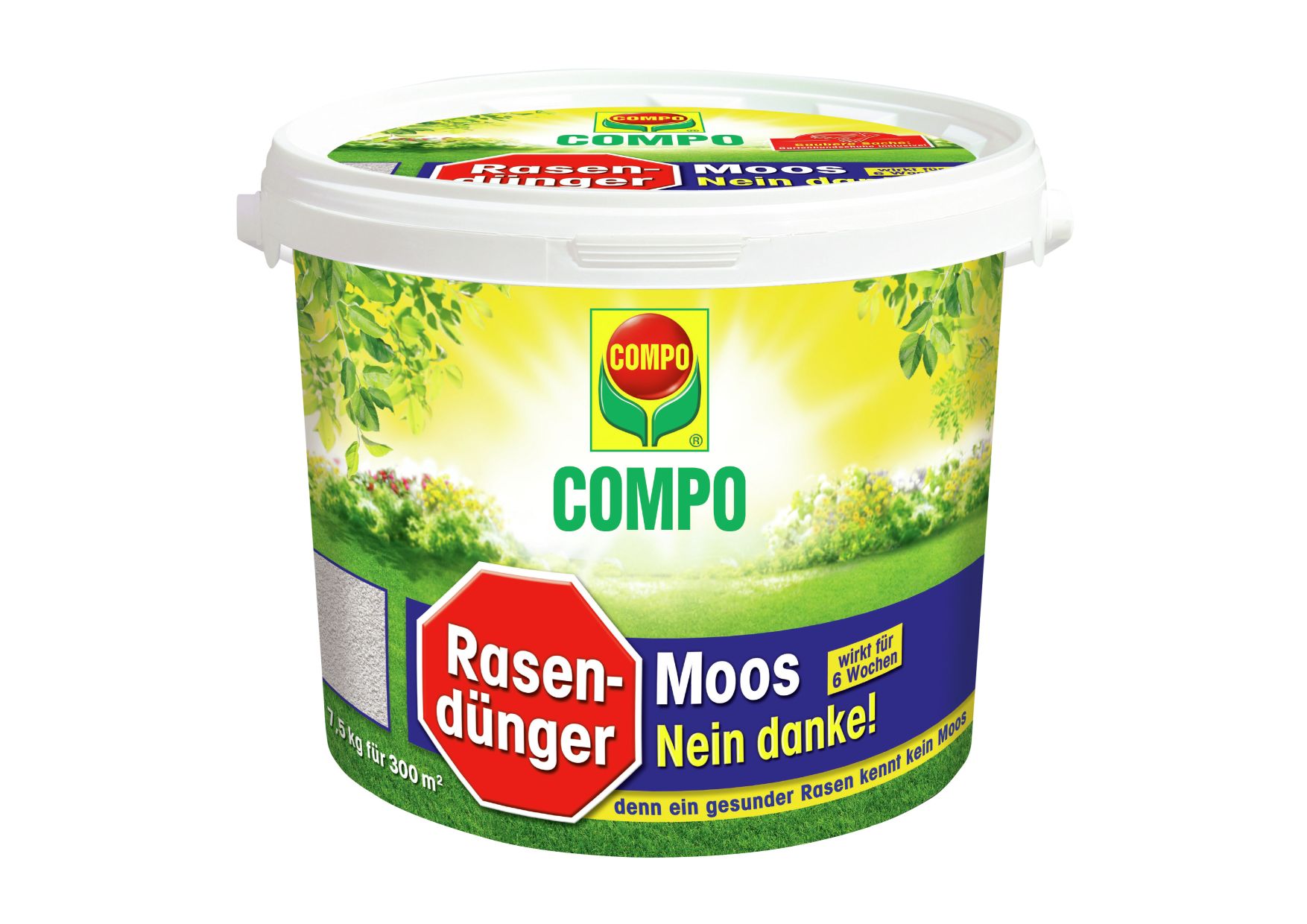 COMPO Rasendünger Moos - Nein danke  7,5 kg für 300 qm