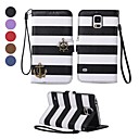Elonbo Rainbow Sea Rover PU Leather Flip Stand Full Body Case for Samsung Galaxy S5 I9600 (Assorted Colors)