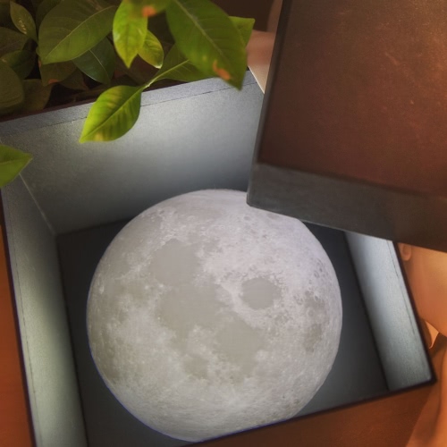 ?Creative Moon Lamp Tooarts  moon shape and light helps to relax and sleep