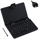 8 Inch Leather Case with Keyboard Stylus and Micro USB for Tablet PC