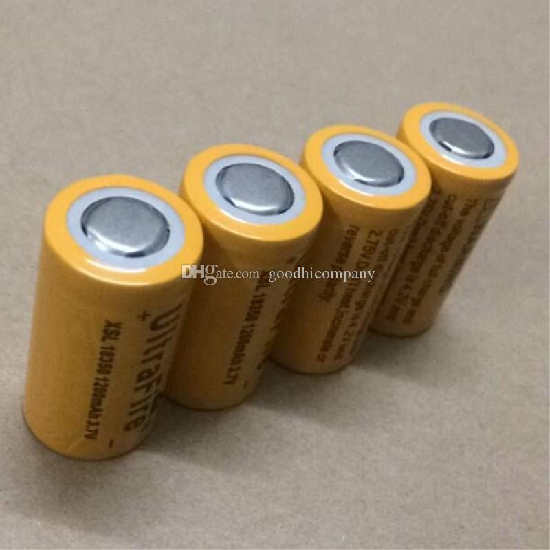 High quality 18350 battery 1200mAh 3.7V Rechargeable lithium battery Free shipping