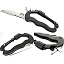 1pc Boucles Portable / Camping  Randonnée / Multifonction pour Portable / Camping  Randonnée / Multifonction Alliage d#39;aluminium - Noir