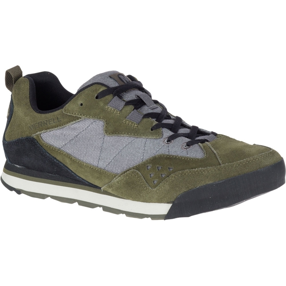 Merrell Mens Burnt Rock Tura Denim Low Suede Leather Walking Shoes UK Size 9 (EU 43.5  US 9.5)