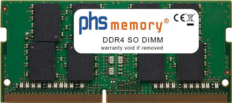 PHS-memory 16GB RAM Speicher für MSI GF63 8RD-066 DDR4 SO DIMM 2666MHz PC4-2666V-S (SP301839)