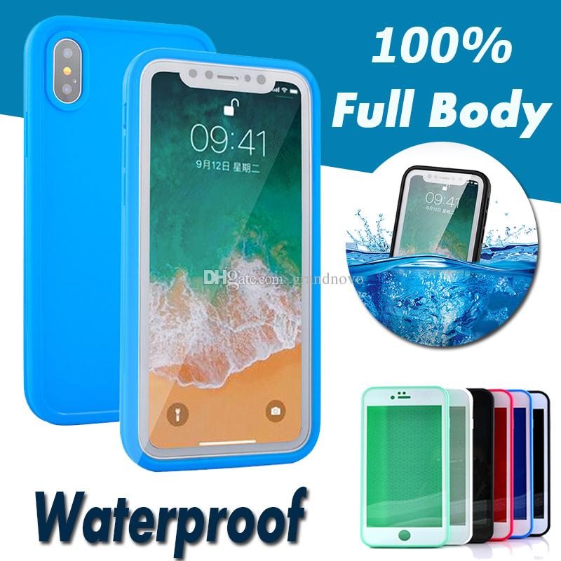 100% Sealed Waterproof Water Resistant Shockproof Underwater Diving Cover Case For iPhone XS Max XR X 8 Plus 7 6 6S 5S Samsung Galaxy S9 S7