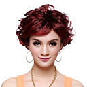 capless haut grade de synthèse élégante perruque frisée à court