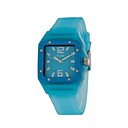 Vilam 12045 Fashion Women's Square Dial Rubber Band Citizen 2035 Sports Digital Quartz Watch (Assorted Colors)