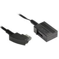 Good Connections - TAE-N Telefonkabelverlängerung - TAE-N (M) - TAE-N (W) - 6 m - Schwarz (T24-05)