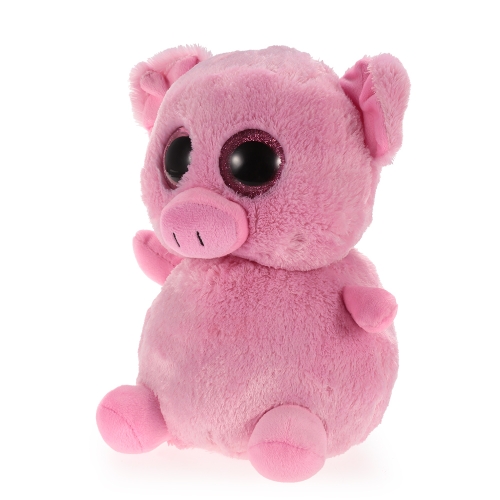 20cm Big Eyes Stuffed Small Pink Pig Big Eyes Animal Plush Toy Christmas and Birthday Gift for Kids