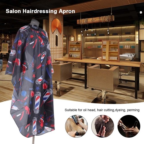 Salon Apron Waterproof  Hairdressing Gown Cape