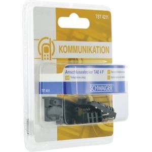 Schwaiger TST4211 533 - Schwarz - Sichtverpackung (TST4211533)