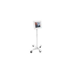 Compulocks Maclocks Rise Freedom Rolling iPad Kiosk - Aufstellung für Tablett - weiß - stehend (MCRSTDW)