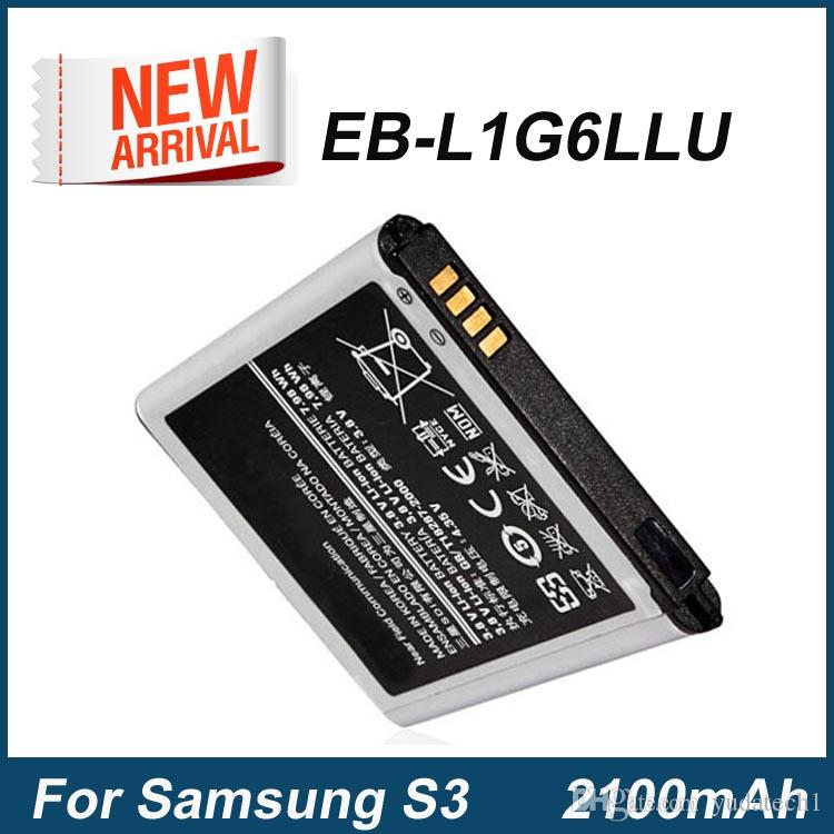 New EB-L1G6LLU Battery For Samsung Galaxy S3 i9300 Mobile Phone Batteries 2100mAh