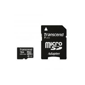 Transcend - Flash-Speicherkarte - 16GB - Class 10 - SDHC UHS-I (TS16GUSDHC10U1)