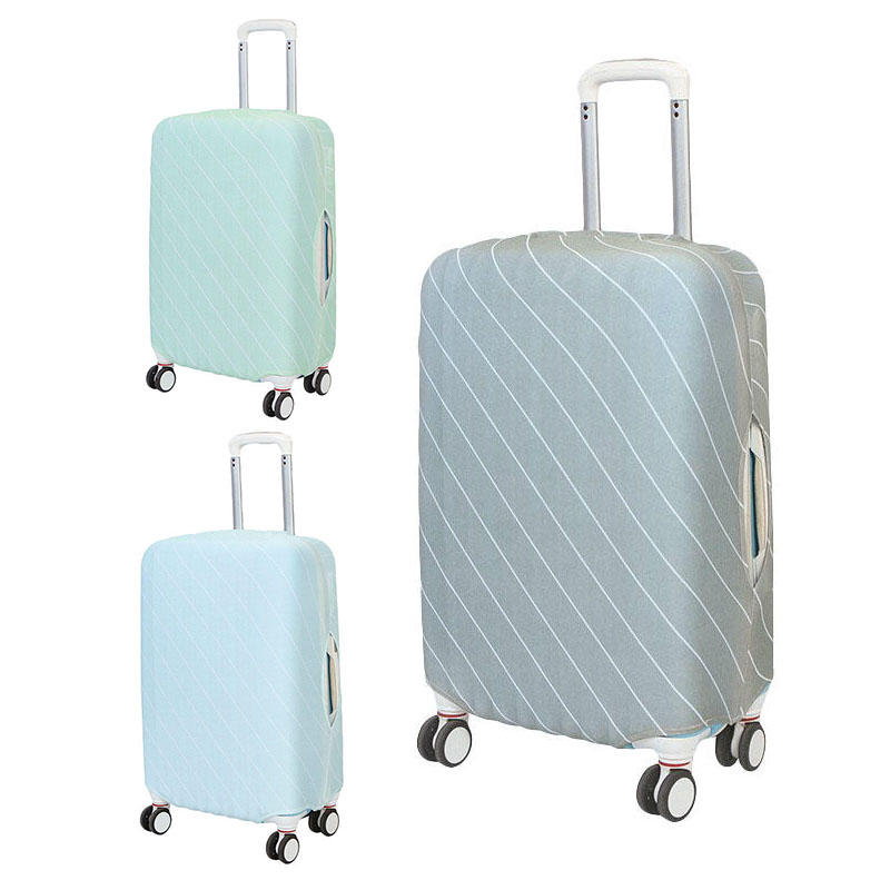Honana 2017 Solid Color Elastic Luggage Cover Trolley Case Cover Durable Suitcase Protector for 20-30 Inch Case Warm Tra