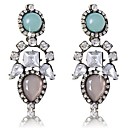 Fashion Urban Bohemian Punk Rhinestone Drop Earrings(1 Pair)