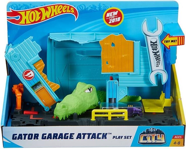 Hot Wheels City Gator Garage Attack Spielset (FNB05/FNB06)