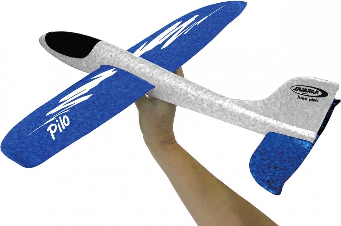 Jamara Pilo SchaumwurfgleiterEPP - Radio-Controlled (RC) glider - Almost-Ready-to-Fly (ARTF) - Blau - Weiß - Schaum - 5 Jahr(e) - 48 cm (460305)