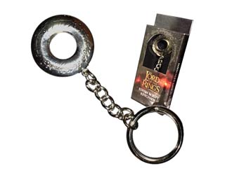 Elvish Script Keychain from Lord Of The Rings Fellowship of the Ring