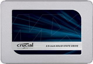 Crucial MX500 - SSD - verschlüsselt - 1 TB - intern - 2.5 (6.4 cm) - SATA 6Gb/s - 256-Bit-AES - TCG Opal Encryption 2.0